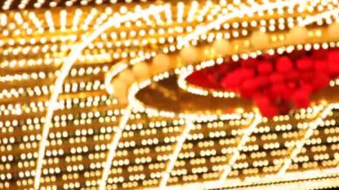 ve gece las vegas neon ışıkları