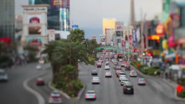 trafik, las vegas, nevada şeridi Timelapse shot