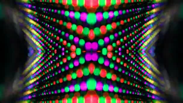 Abstracte patronen van licht en beweging — Stockvideo