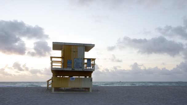 Zuid-Beach in Miami, Florida — Stockvideo