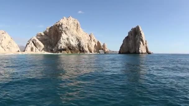 Los arcos and los cabos in baja califonia sur — Stock Video