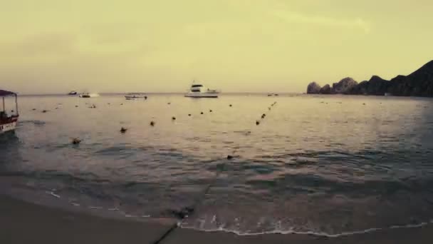 美しいタイムラプス撮影ロサンゼルス カボの夕日 — ストック動画