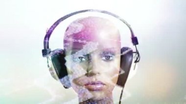 benzersiz stop motion küçük bir moda mankeni kafa