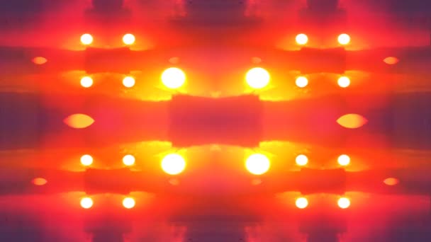 Modèle abstrait réalisé à partir de la photo du coucher du soleil 