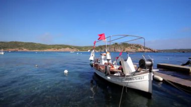 Tekneler ve yatlar, gece, mahon, menorca Harbour