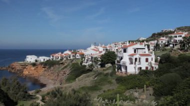 menorca denize bakan uçurumların beyaz Villa