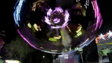 mexico City'de bir karnaval, bir yolculuk Timelapse