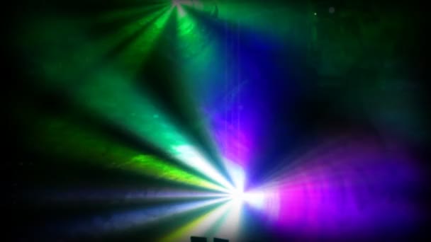 Laser show colorato — Video Stock