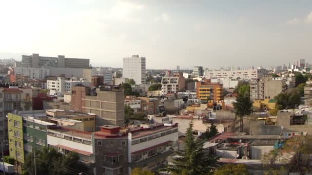 Un time-lapse dello skyline della città messicana — Video Stock