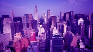Manhattan ufuk çizgisinin görüntüsü