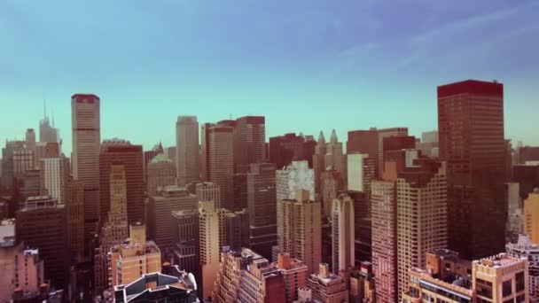 Vue sur Manhattan skyline — Video