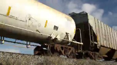 Amerika'da geçen çok uzun yük treni