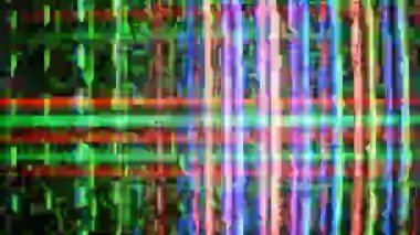 eski bir televizyon yakalanan statik ve elektronik gürültü