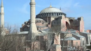 Pan çekim yeni cami cami İstanbul, Türkiye