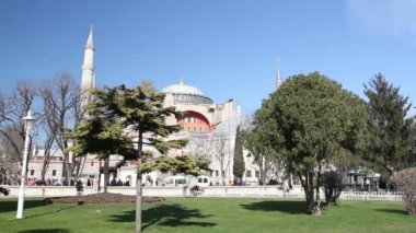 Pan çekim yeni cami cami İstanbul, Türkiye