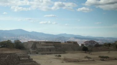Maya harabelerini monte alban, oaxaca, Meksika