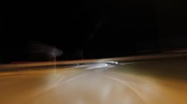 uzun süre maruz nightime timelapse hareketli bir CA'dan vurdu