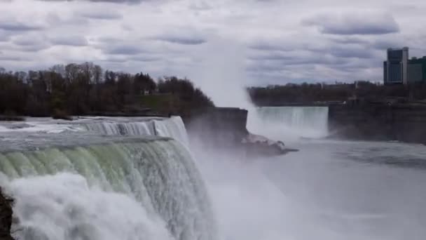 尼亚加拉大瀑布、 美国和加拿大 — 图库视频影像