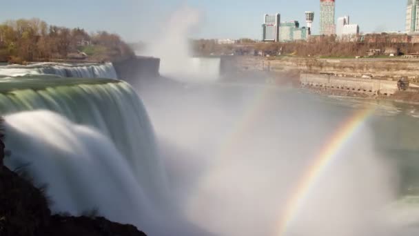 Niagara falls, Stany Zjednoczone Ameryki i Kanada — Wideo stockowe