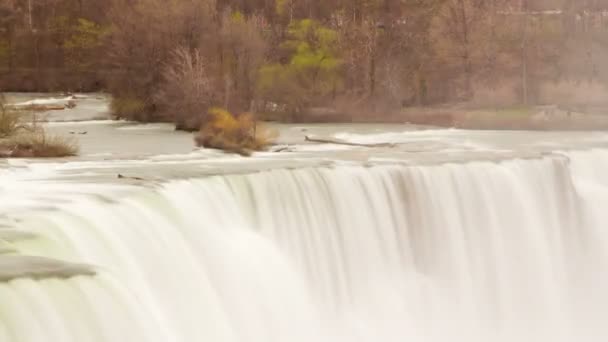 Niagara Şelalesi, ABD ve Kanada — Stok video