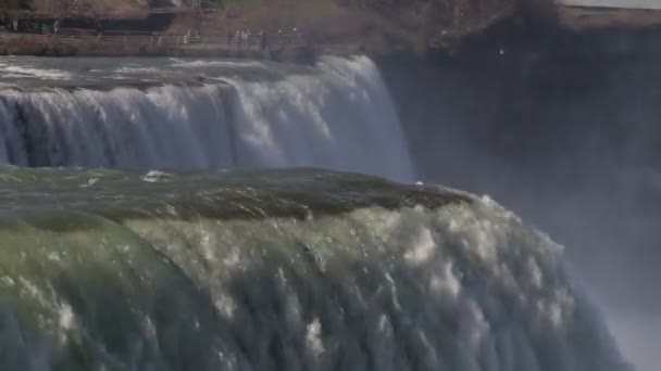 Niagara falls, usa och Kanada — Stockvideo
