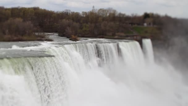 Niagara falls, Stany Zjednoczone Ameryki i Kanada — Wideo stockowe