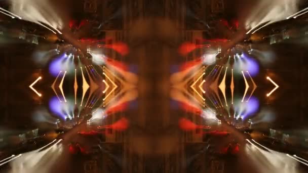 Modèle fabriqué à partir de lumières bleues urbaines 