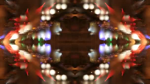 Modèle fabriqué à partir de lumières bleues urbaines 
