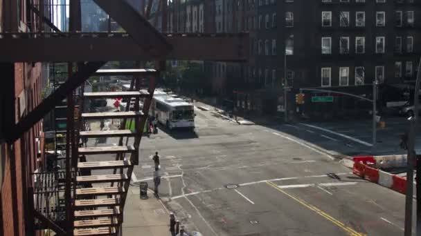Timelapse de uma rua Manhattan — Vídeo de Stock