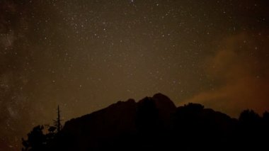 güzel pedra forca dağ manzarası bir timelapse