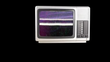 soyut stop çerçevesi retro televizyon hareketli.