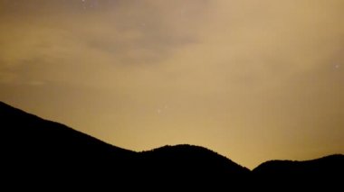 güzel pedra forca dağ manzarası bir timelapse