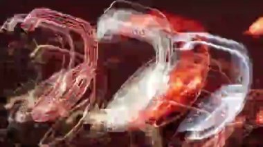 hızlandırılmış trafik ve sokak sahne yapılmış soyut desen