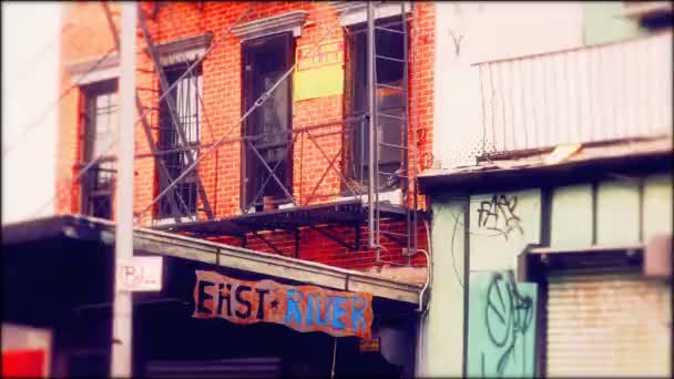 Sequence made from distinctive images of new york — Stock Video