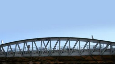 metro tren geçen yükü, paris, Fransa