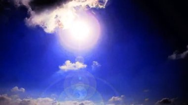 hızlı hareket eden bulutlar okyanus atış