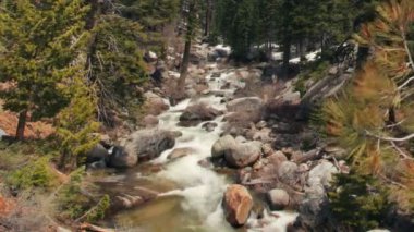 güzel bir şelale sequoia national Park