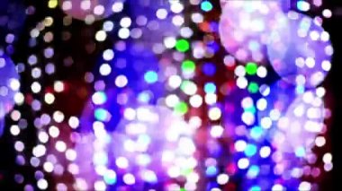 soyut ışık desen ve colourd ampuller yapılan hareket