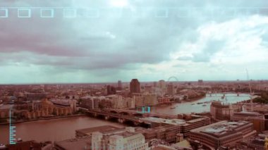 st paul Katedrali Londra manzarası görünümünü