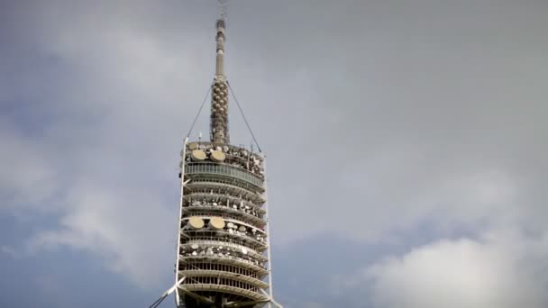 Torre de collserola のタイムラプス撮影 — ストック動画