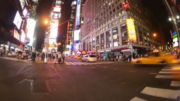 náměstí Times square v noci, new york