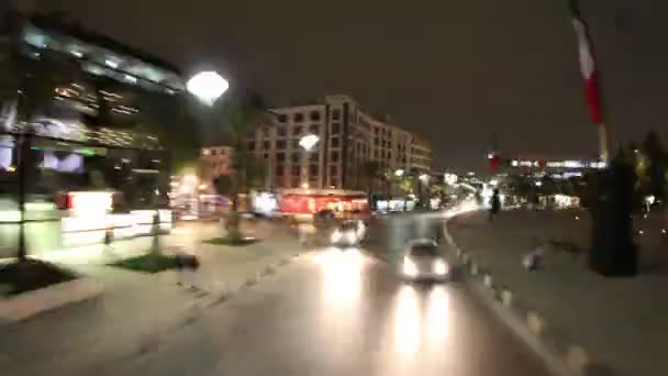 Time-lapse shot from the mexico city tourist bus — Stock Video