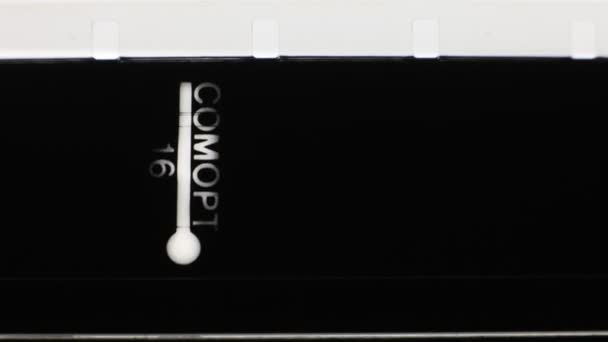 An interesting 16mm leader countdown for television — Stock Video