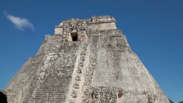 Timelapse das ruínas maias em uxmal — Vídeo de Stock