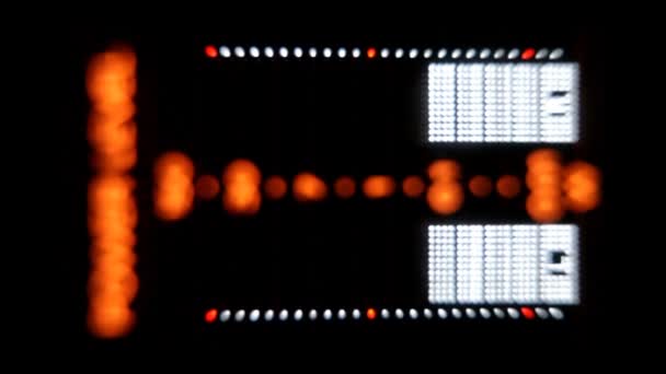Close-Up hifi grafik dengeleyicilerimiz — Stok video
