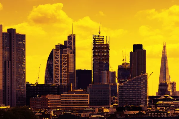 De skyline van de stad van Londen — Stockfoto