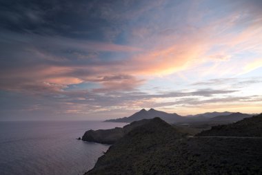 Cabo de gata günbatımı