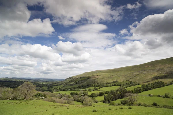 Welsh countryside in the brecon beacons — Stock Photo, Image