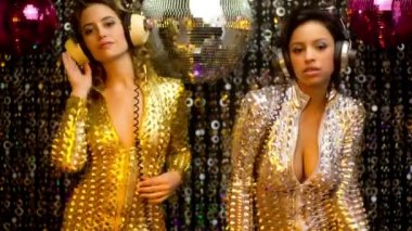 seksi disco dj parti kadın müzik