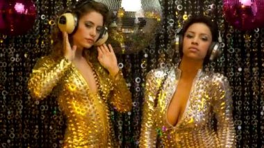 seksi disco dj parti kadın müzik